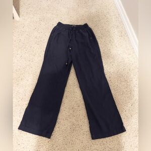 Medium pull on navy blue pants.Super cute and soft